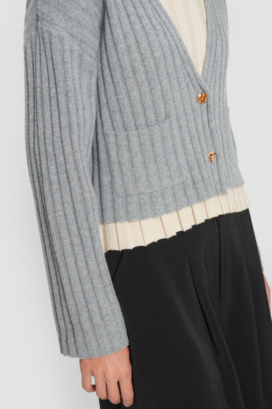 Kvinne BITTE KAI RAND Strikk | Gamine Knit Kort Cardigan