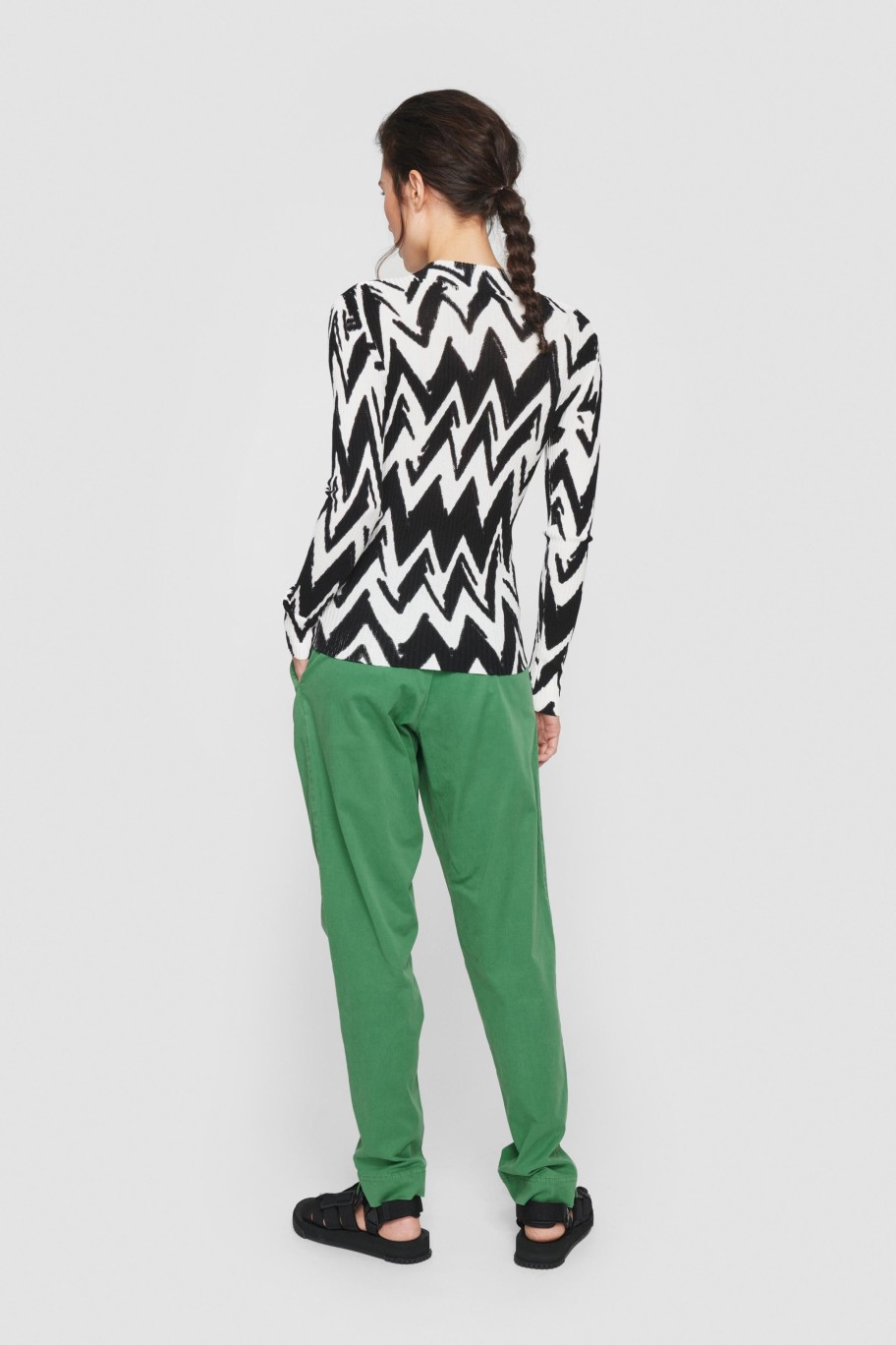 Kvinne BITTE KAI RAND Bluser | Floret Knit Pologenser Zigzag