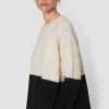 Kvinne BITTE KAI RAND Strikk | Dandelion Knit To-Farget Bluse