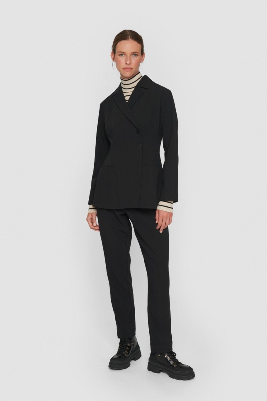 Kvinne BITTE KAI RAND Jakker | Lux Stretch Blazer Jakke Black